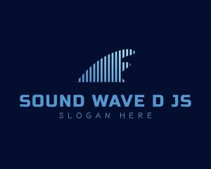 Line Sound Wave logo design