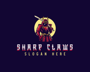 Shogun Samurai Warrior logo design