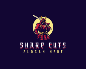 Shogun Samurai Warrior logo design