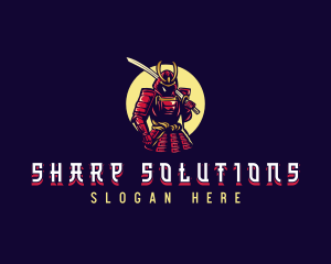 Shogun Samurai Warrior logo design