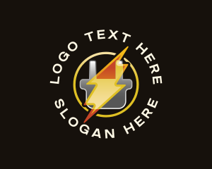 Lightning Electric Plug logo