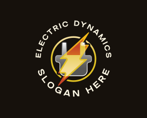 Lightning Electric Plug logo