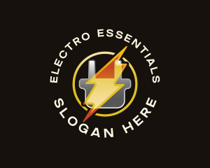 Lightning Electric Plug logo