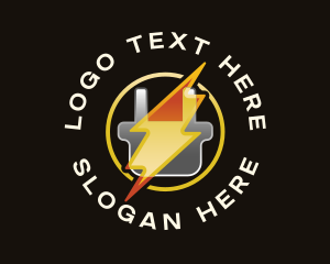 Lightning Electric Plug logo