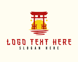 Japanese Shrine Shinto logo