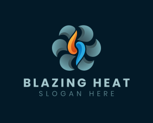 Hvac Propeller Fan logo design