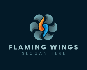 Hvac Propeller Fan logo design