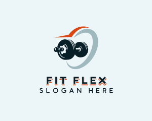 Weightlifting Dumbbell Fitness logo