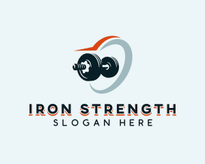 Weightlifting Dumbbell Fitness logo