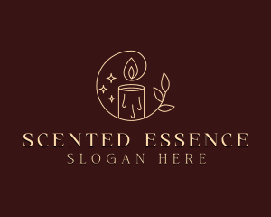 Organic Scented Candle logo design