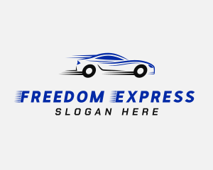 Express Race Car logo design