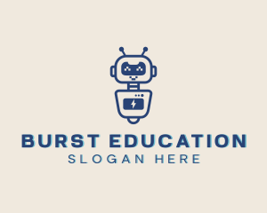 Educational Robot App logo design