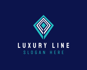 Modern Diamond Pattern  logo design