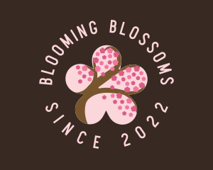 Cherry Blossom Flower Spa logo design