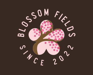 Cherry Blossom Flower Spa logo design