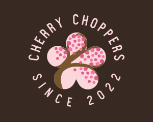 Cherry Blossom Flower Spa logo design