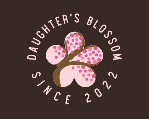 Cherry Blossom Flower Spa logo design