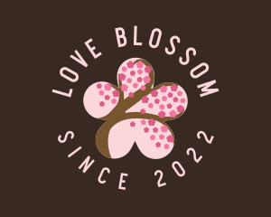 Cherry Blossom Flower Spa logo design