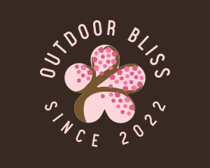 Cherry Blossom Flower Spa logo design