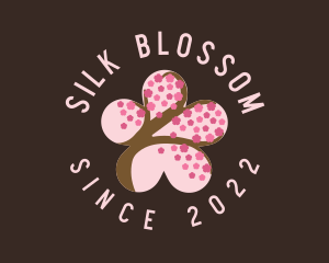 Cherry Blossom Flower Spa logo design