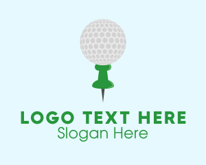 Golf Location Pin logo