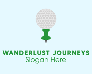 Golf Location Pin Logo