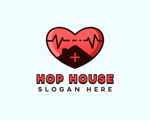 Heart House Healthcare logo design