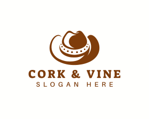 Western Cowboy Hat logo design