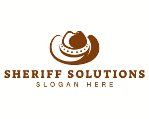 Western Cowboy Hat logo design