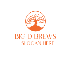 Old Big Tree logo design