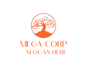 Old Big Tree logo design