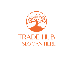 Old Big Tree logo design