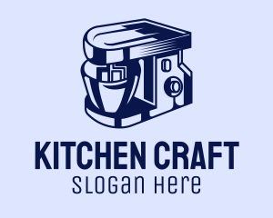 Food Kitchen Mixer  logo design