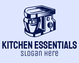 Food Kitchen Mixer  logo design