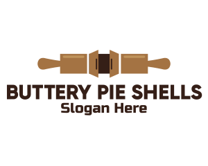 Bakery Cabinet Rolling Pin logo design