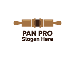 Bakery Cabinet Rolling Pin logo design