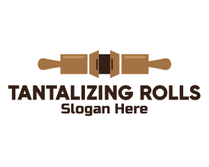 Bakery Cabinet Rolling Pin logo design