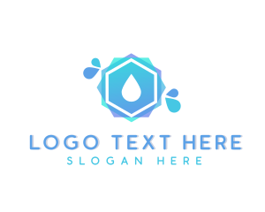 Water Drop Splash logo