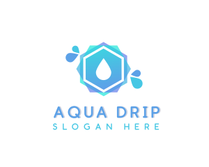 Water Drop Splash logo design