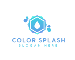 Water Drop Splash logo design