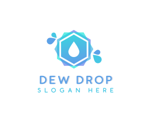 Water Drop Splash logo design