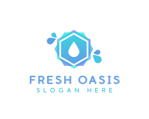Water Drop Splash logo