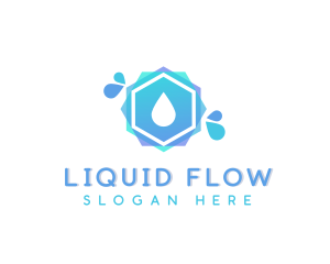 Water Drop Splash logo design