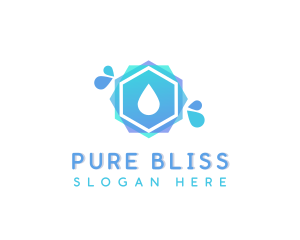 Water Drop Splash logo design