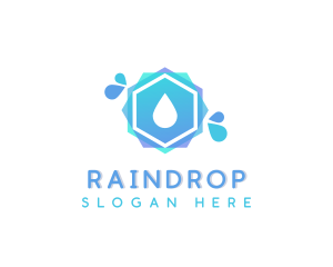 Water Drop Splash logo