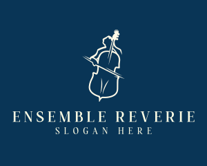 Cello Instrument Musician logo