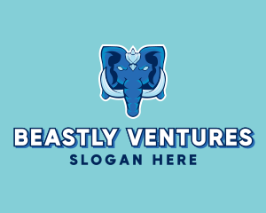 Elephant Beast Animal logo design