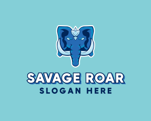 Elephant Beast Animal logo design