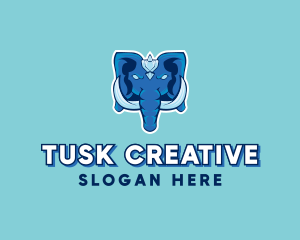 Elephant Beast Animal logo design