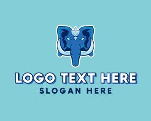 Beast - Elephant Beast Animal logo design